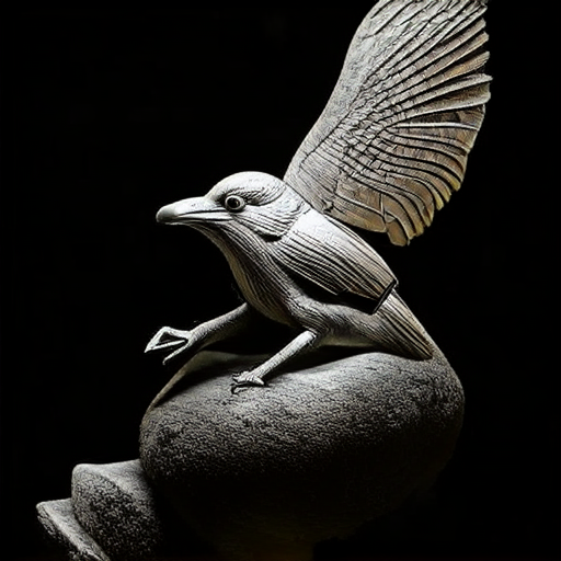 Bird sculpture 0.15
