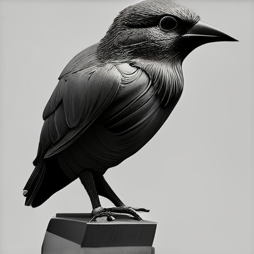 Bird sculpture 0.75